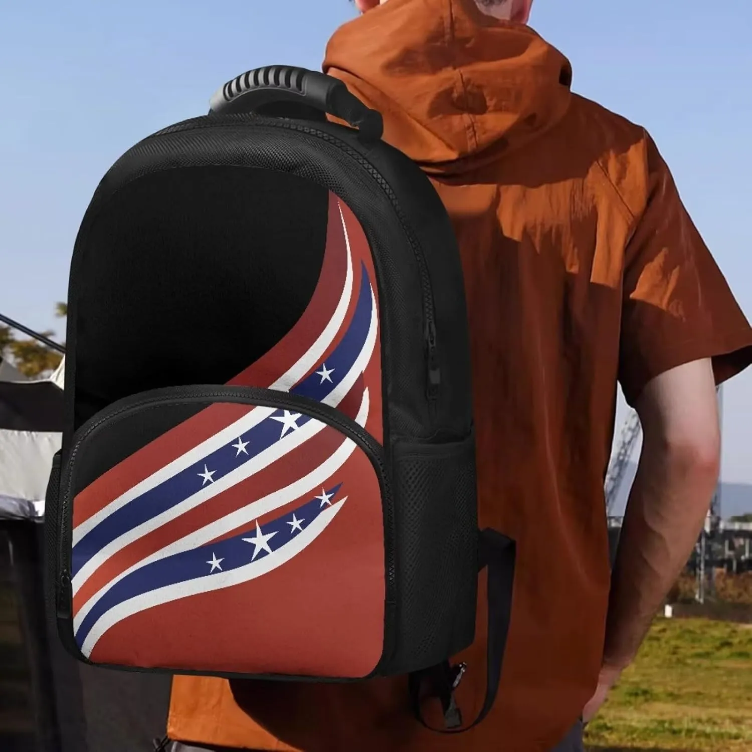 Laptop Backpack with Lunch Box Insulated Adult Backpacks with Cooler Compartment 17 Inch Lunch Bag for Camping