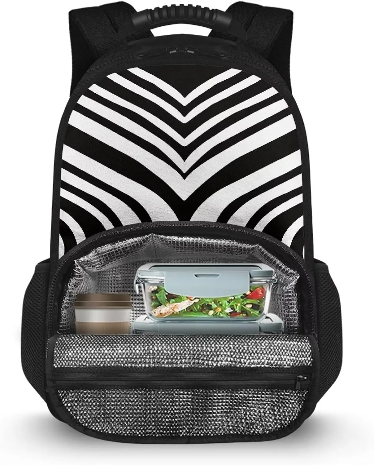 Laptop Backpack with Lunch Box Insulated Adult Backpacks with Cooler Compartment 17 Inch Lunch Bag for Camping