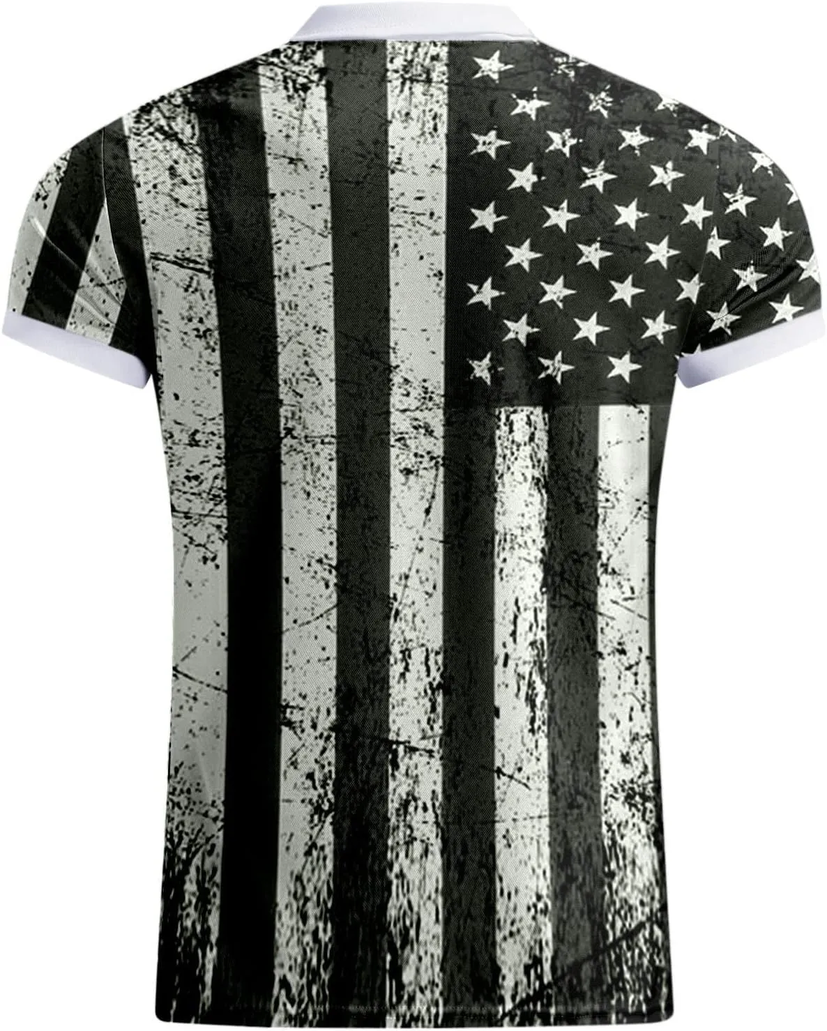 LCMTWX Men's 1776 Independence Day Polo Shirt Polo Shirt Men 2024 Fag Spring and Summer Fashion Leisure Seaside Beach