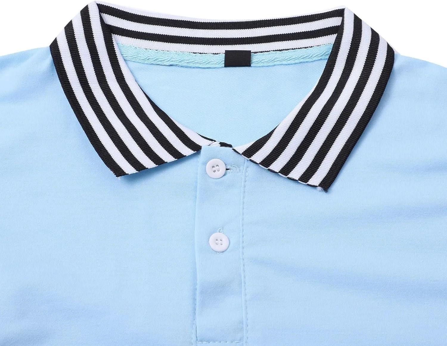 LCMTWX Mens Polo Shirt 2024 Printed Button Color Blocking Sports T Shirt Men Gifts Golf Quarter Button Shirts Men Polo