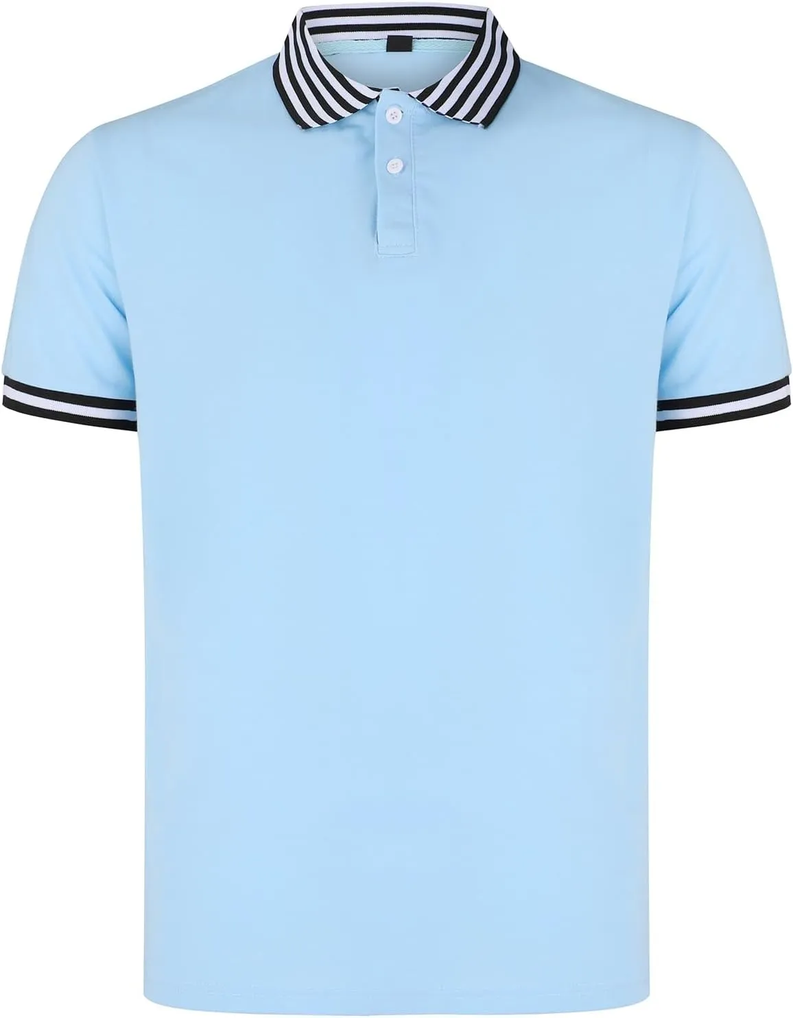 LCMTWX Mens Polo Shirt 2024 Printed Button Color Blocking Sports T Shirt Men Gifts Golf Quarter Button Shirts Men Polo