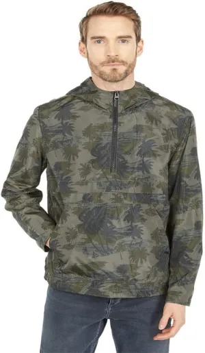 Levi's Men's Lightweight Nylon Hooded Popover Jacket