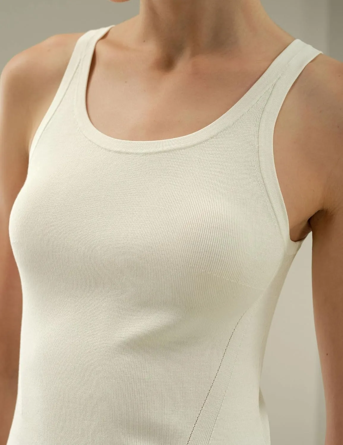 LilySilk Womens Silk Vest Tank Top Ladies Sleeveless Versatile Camisole with Thin Straps and Breathable Stretchy Feel