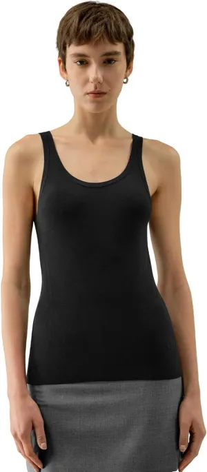 LilySilk Womens Silk Vest Tank Top Ladies Sleeveless Versatile Camisole with Thin Straps and Breathable Stretchy Feel