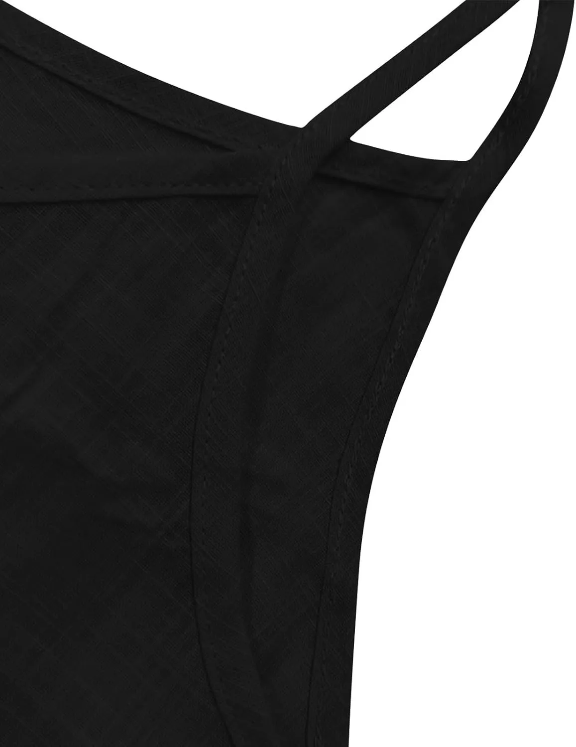 Linen Camisole Tops for Women Casual Tank Tops V-Neck Sleeveless Tops Summer Loose Fit Spaghetti Strap Cami Shirts