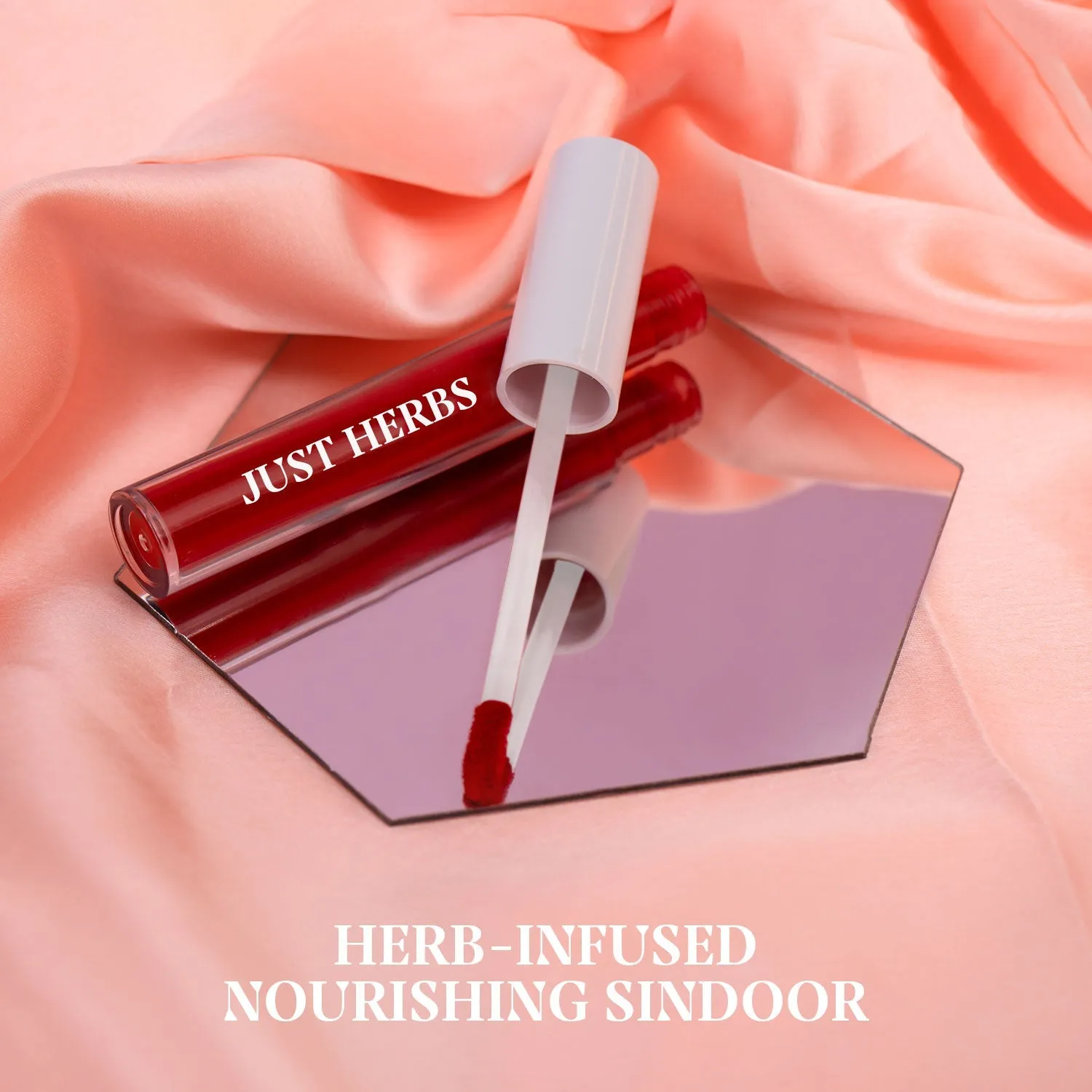 Long Stay Liquid Sindoor with Saffron and Sandalwood (Ruby Red)