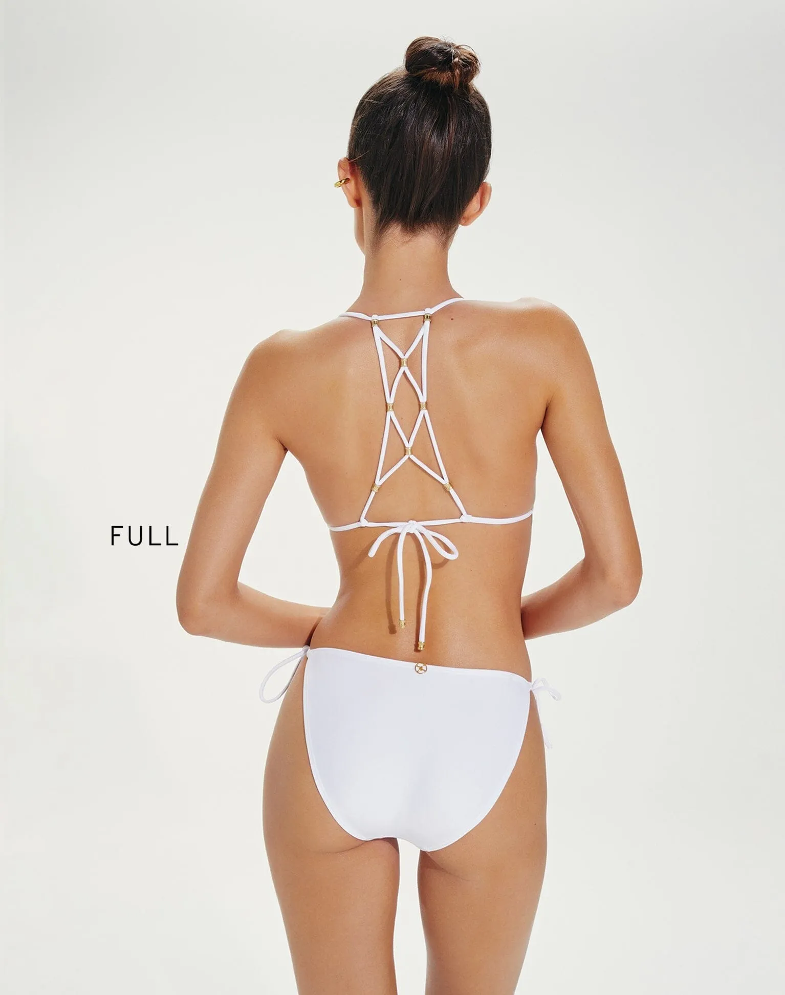 Lucy Tie Side Bottom - White