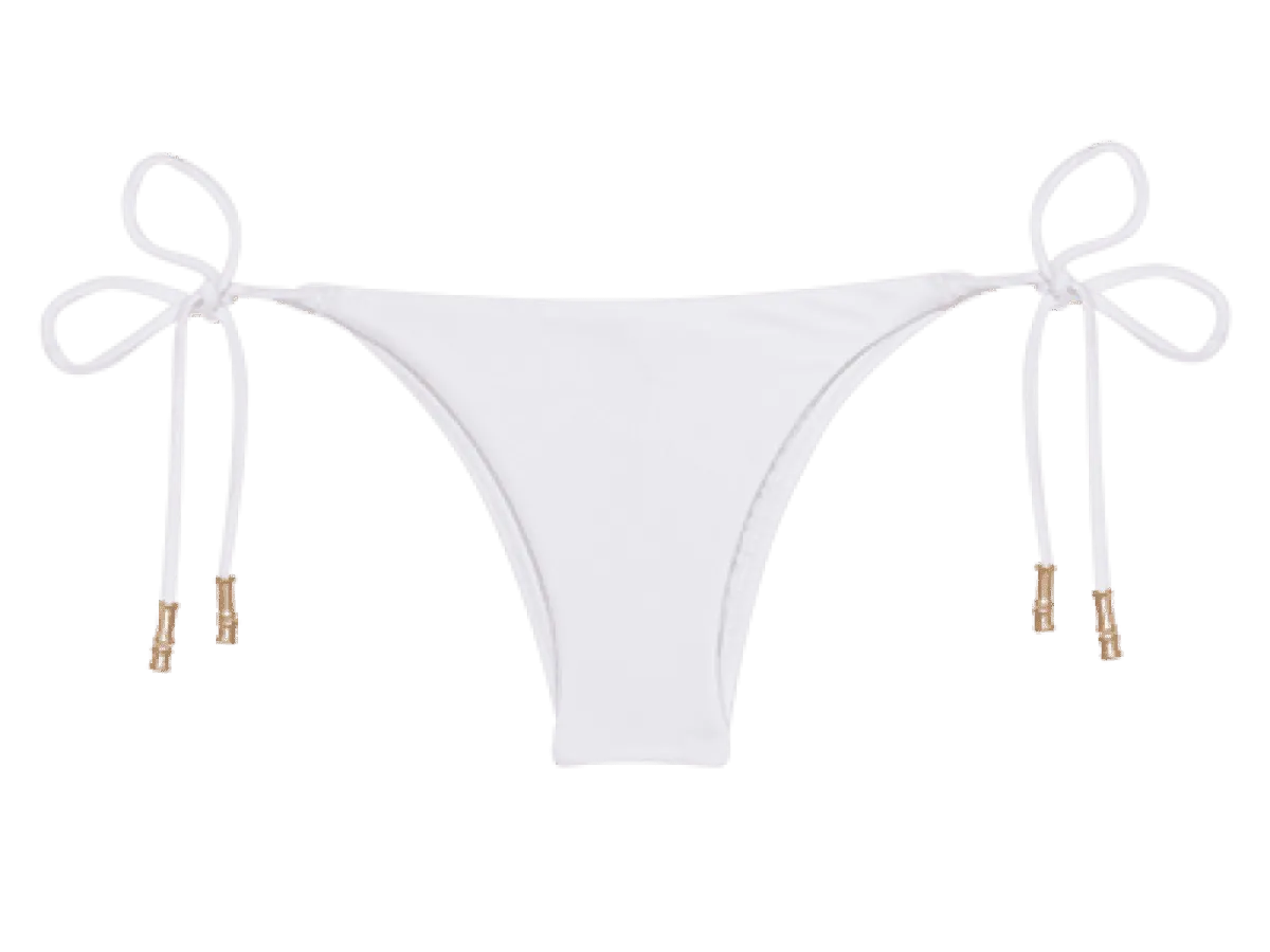 Lucy Tie Side Bottom - White