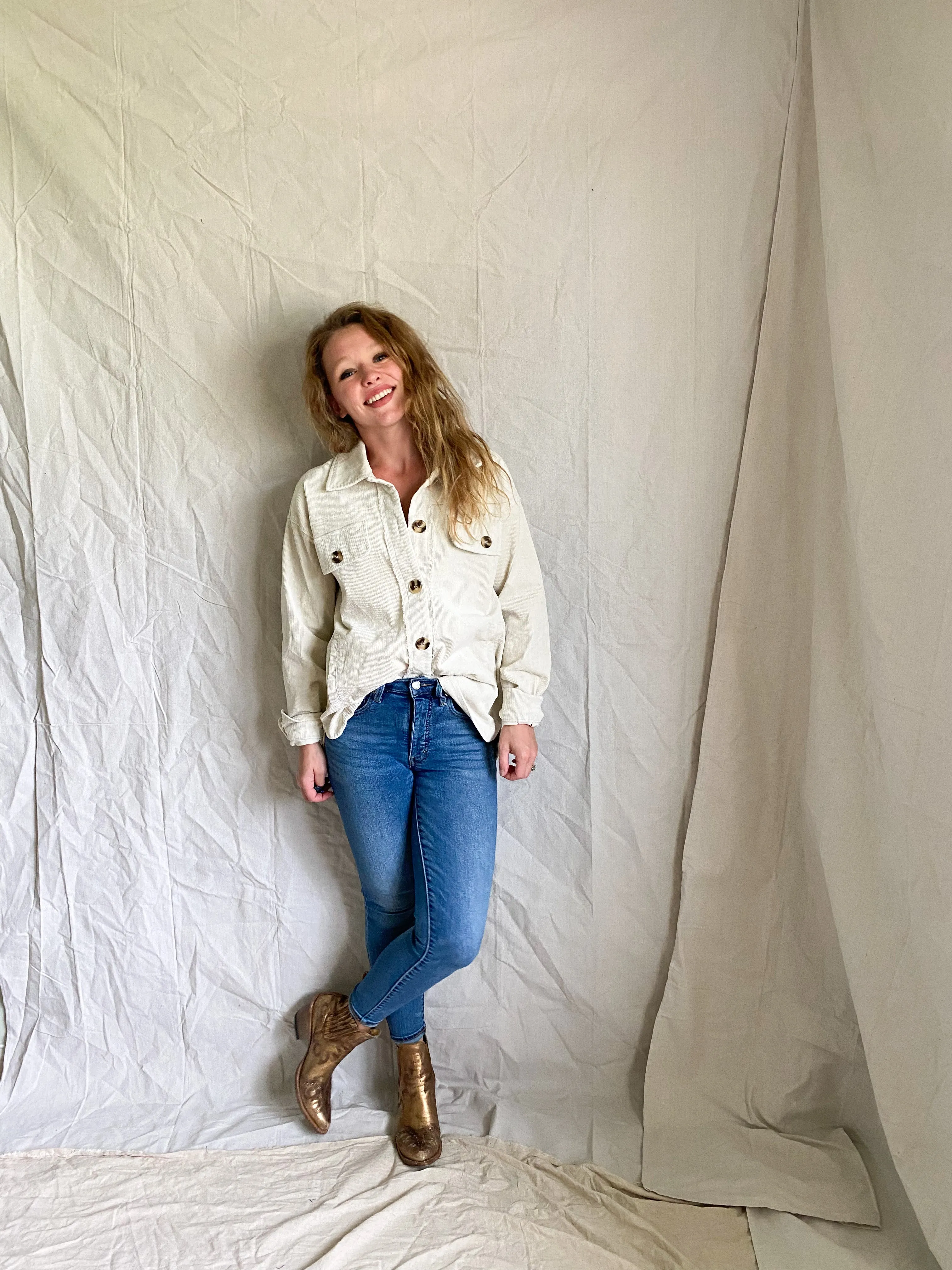 Maude Corduroy jacket [cream]