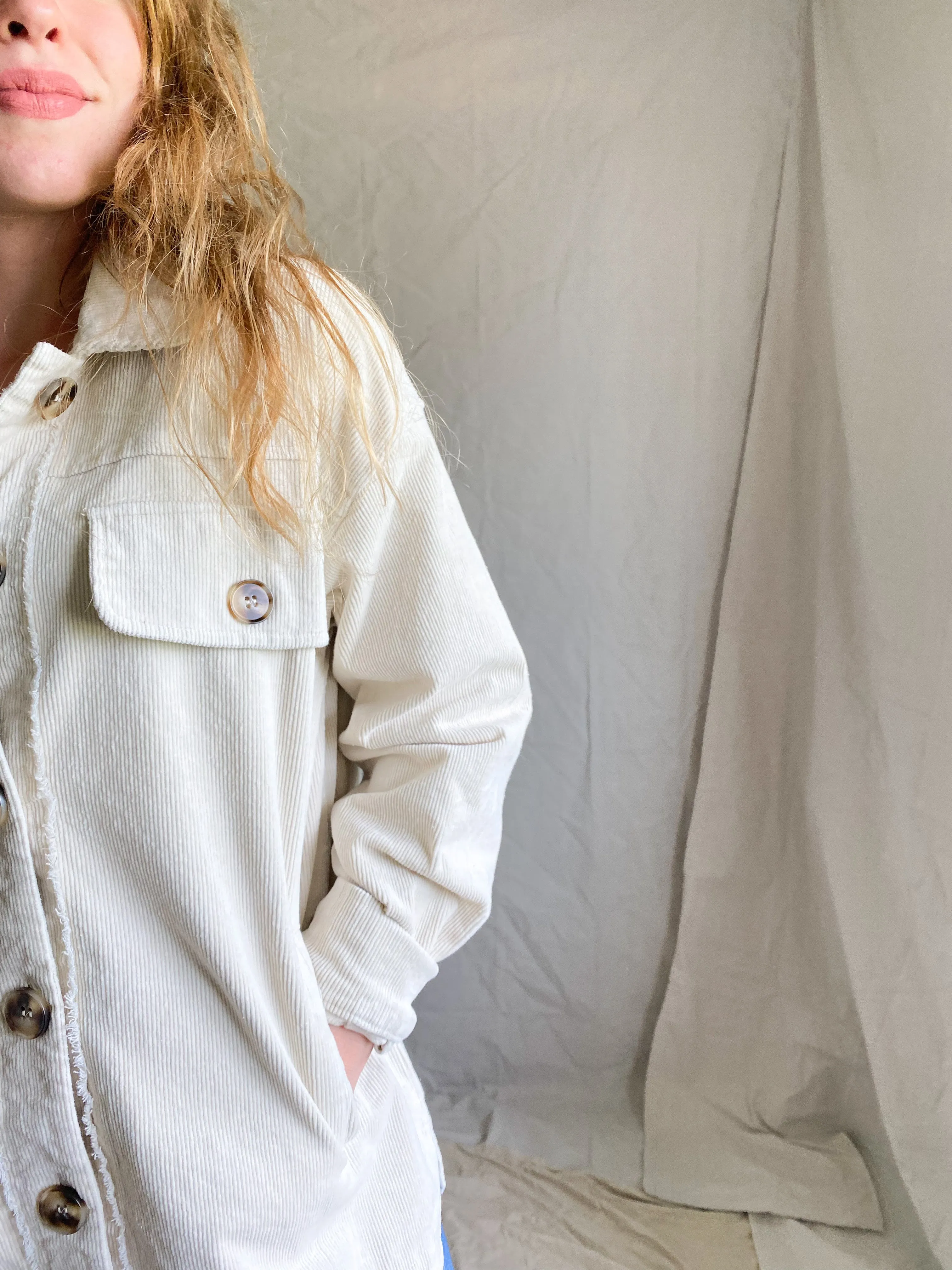 Maude Corduroy jacket [cream]