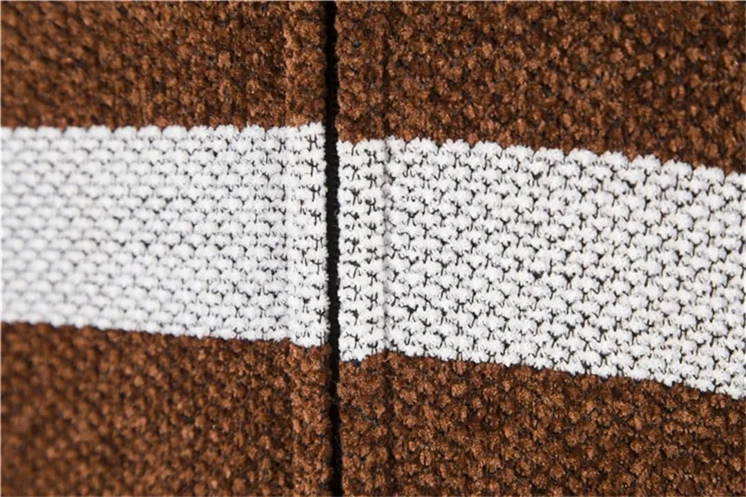 Men Knitwear Cardigan Sweater Autumn Winter Stand-Up Collar Zipper Casual Cardigan Sweater Jacket