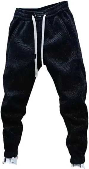 Men Spring Harem Pants Striped Trousers Sports Cargo Sweatpants Loose Elastic Waist Versatile Pants