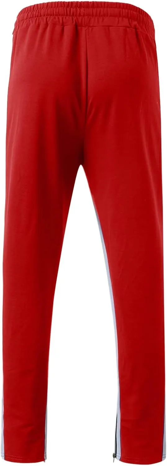 Mens Autumn Winter Cargo Joggers Stretch Pants Casual Twill Cotton Elastic Drawstring Outdoor Hiking Sweatpants