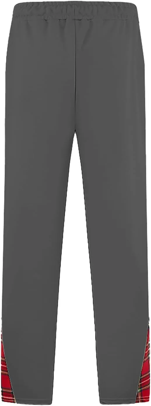 Men's Baggy Sweatpants Plus Size Elastic Waist Drawstring Wide Leg Casual Pants Fashion Breathable Joggers Trousers
