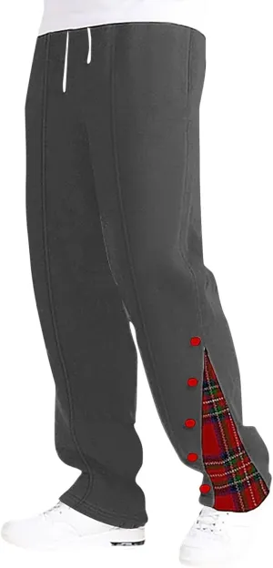 Men's Baggy Sweatpants Plus Size Elastic Waist Drawstring Wide Leg Casual Pants Fashion Breathable Joggers Trousers