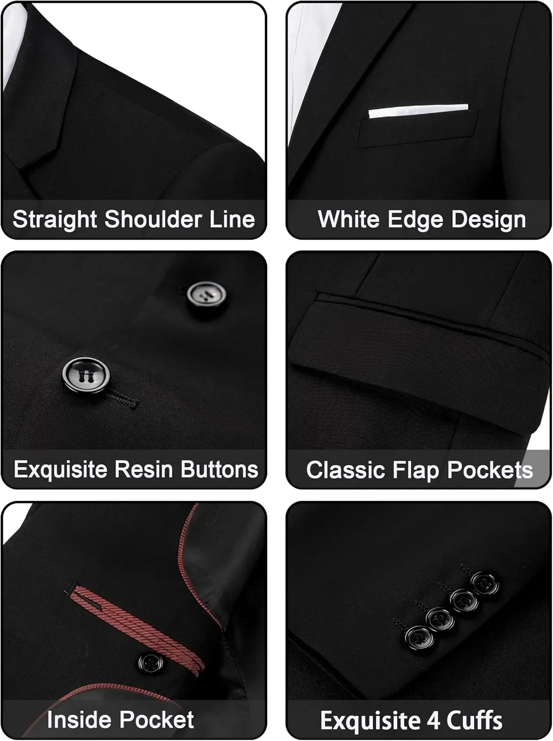 Mens Blazer Sports Coat Slim Fit 2 Button Solid Men's Casual Suit Blazer Jackets