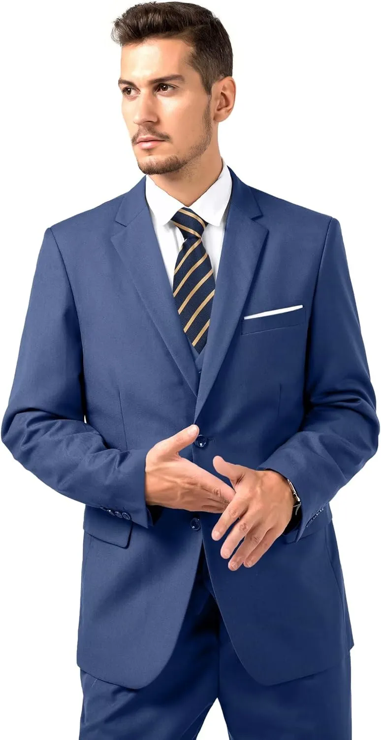 Mens Blazer Sports Coat Slim Fit 2 Button Solid Men's Casual Suit Blazer Jackets