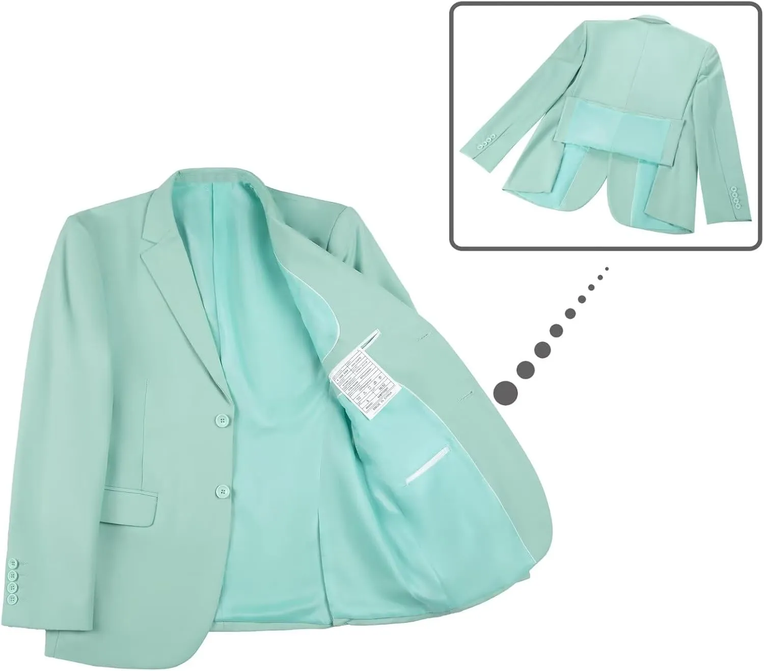 Mens Blazer Sports Coat Slim Fit 2 Button Solid Men's Casual Suit Blazer Jackets