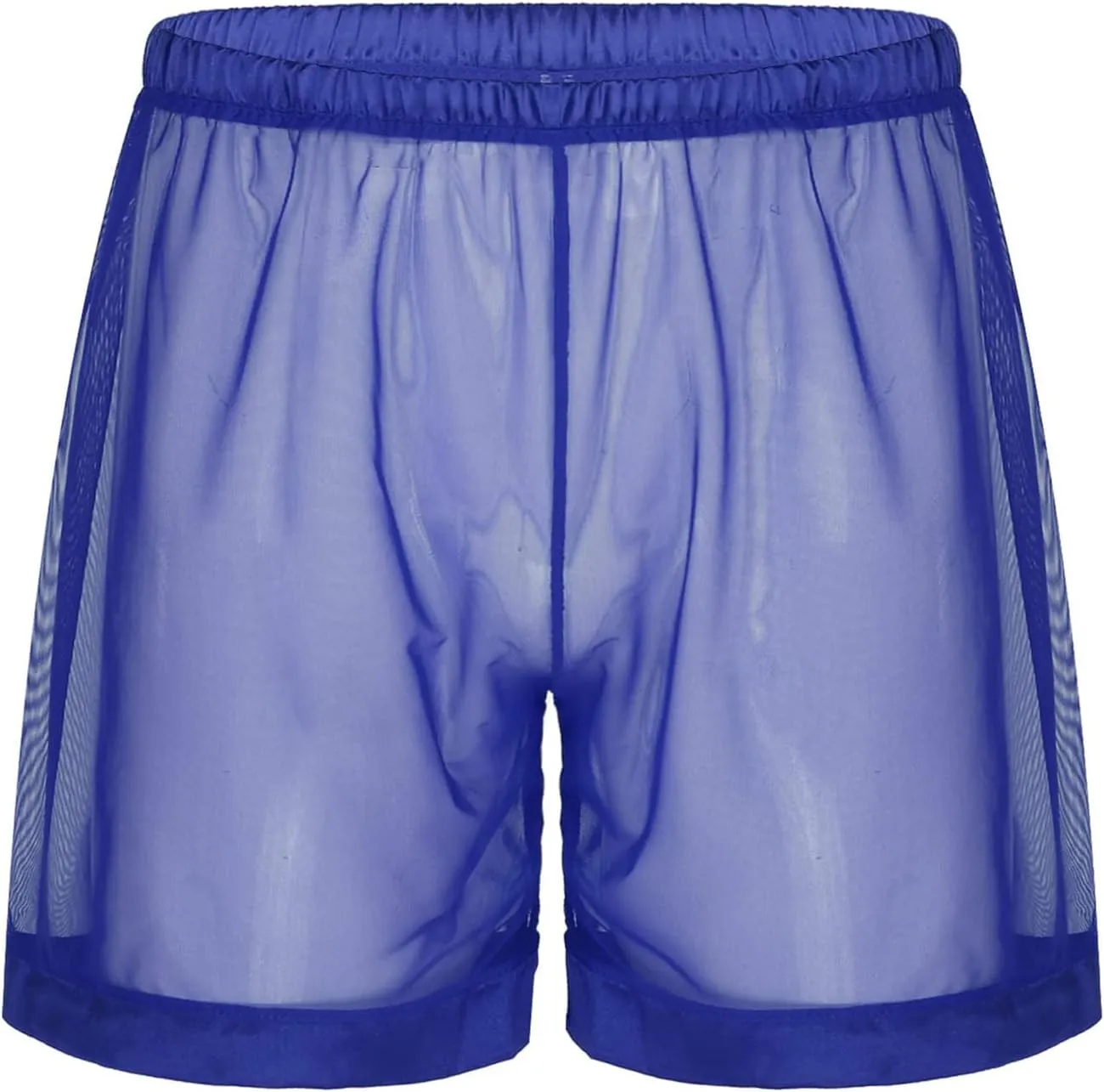 Mens Breathable Boxer Shorts Lip See Sexy Through Underpants Underwear Men's Print Transparent Men's underwear