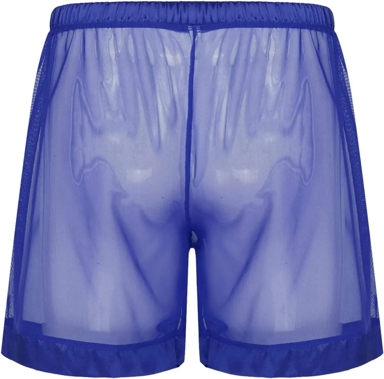 Mens Breathable Boxer Shorts Lip See Sexy Through Underpants Underwear Men's Print Transparent Men's underwear