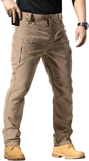 Men's Cargo Hiking Pants Lightweight Water Resistant Quick Dry Outdoor Travel Climbing Work Pants 2025