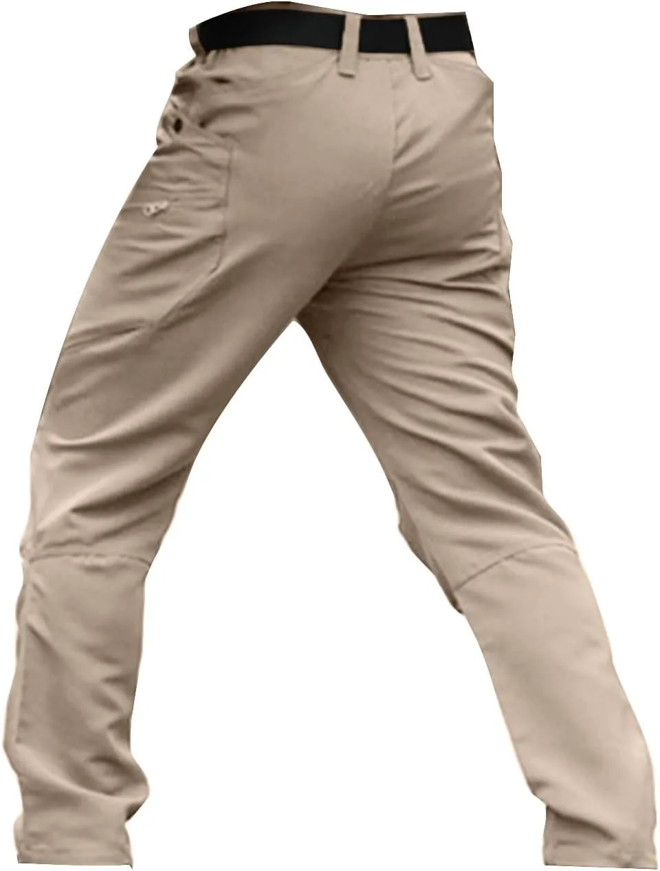 Men's Cargo Pants Baggy Casual Work Pants Hiking Water Resistant Tactical Pants Straight Multi Pockets Trousers