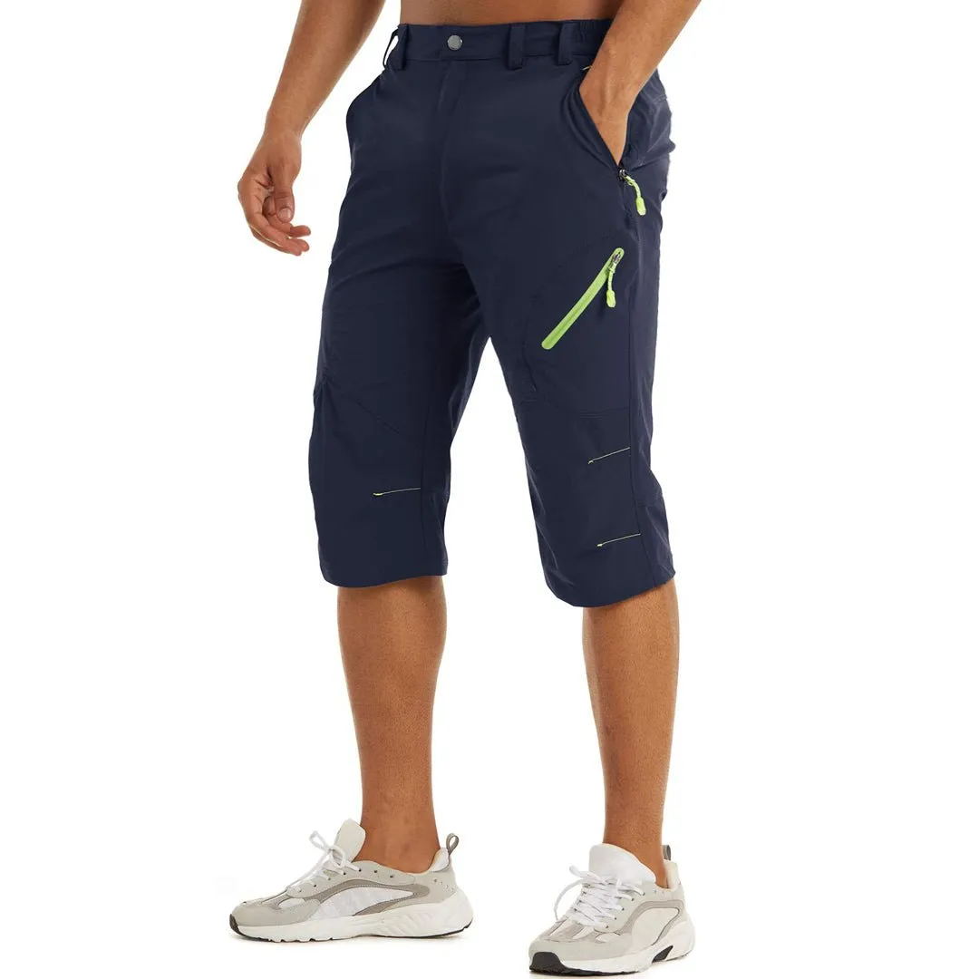 Men's Cargo Quick Dry Workout Hiking Capri Pants