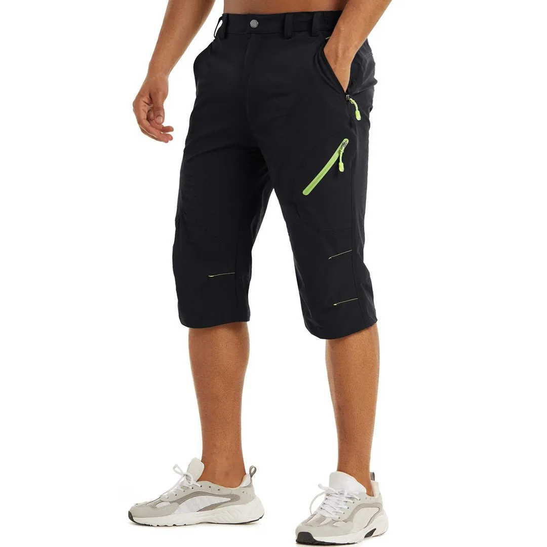 Men's Cargo Quick Dry Workout Hiking Capri Pants
