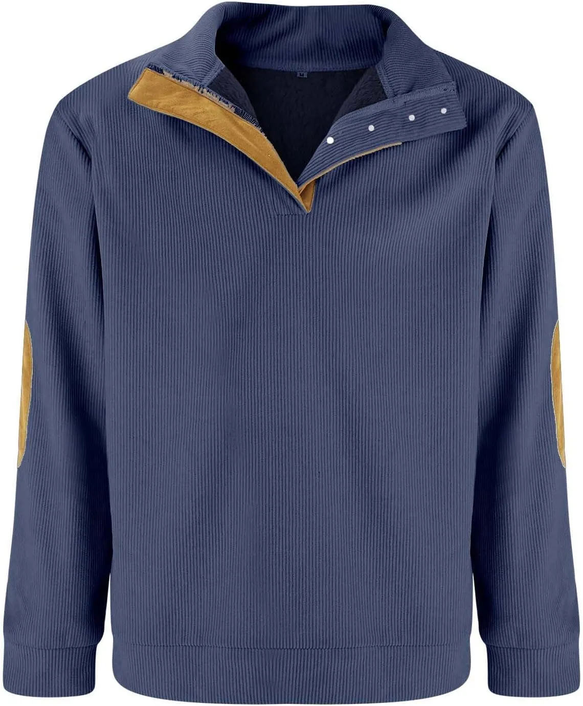 Men's Cashmere Long Sleeve Sweatshirt Sweater Button Up Pullover Casual Large Tall Sweatshirts For Men 3xl Mens
