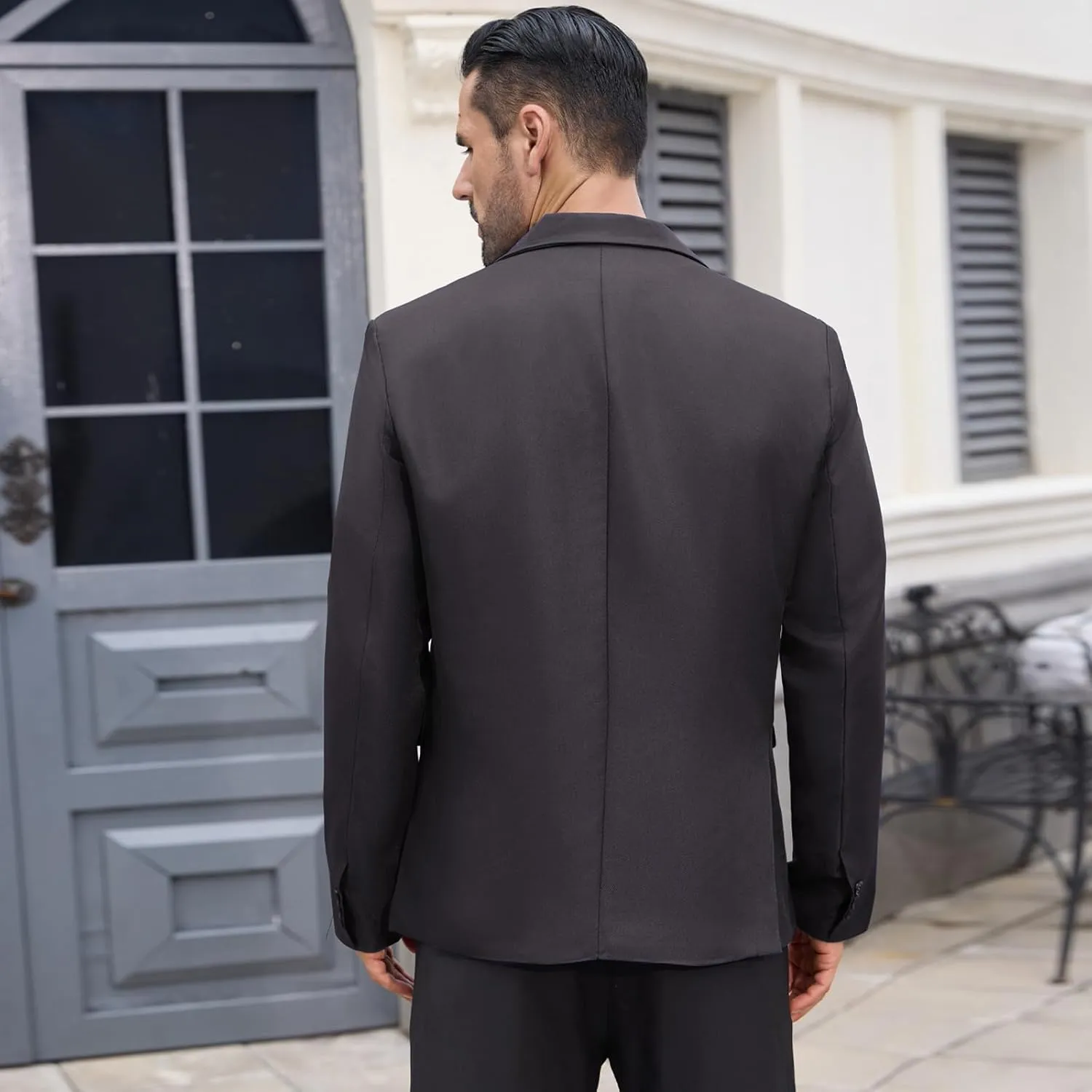 Mens Casual Blazer Suit Jackets Slim Fit One Button Sport Coats Lightweight Business Daily Jacket
