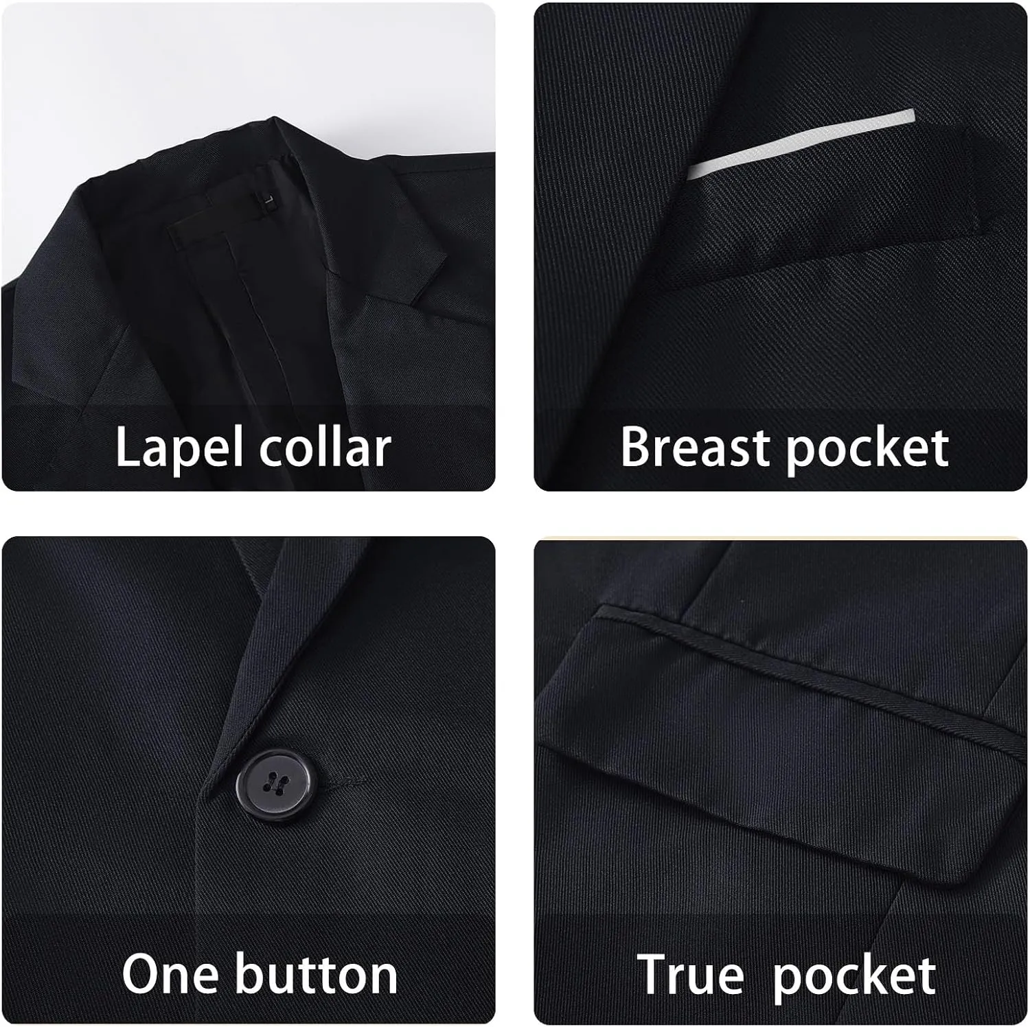 Mens Casual Blazer Suit Jackets Slim Fit One Button Sport Coats Lightweight Business Daily Jacket