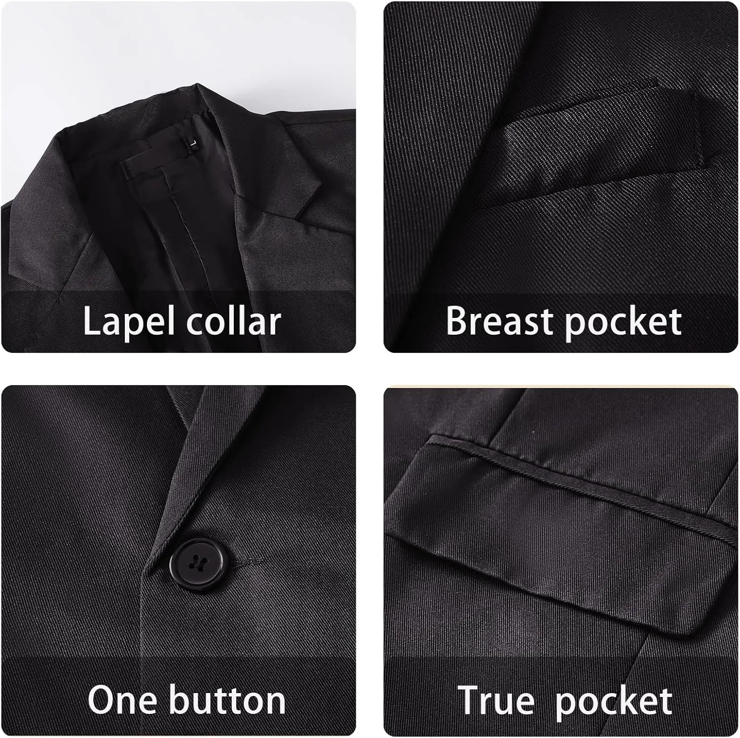 Mens Casual Blazer Suit Jackets Slim Fit One Button Sport Coats Lightweight Business Daily Jacket