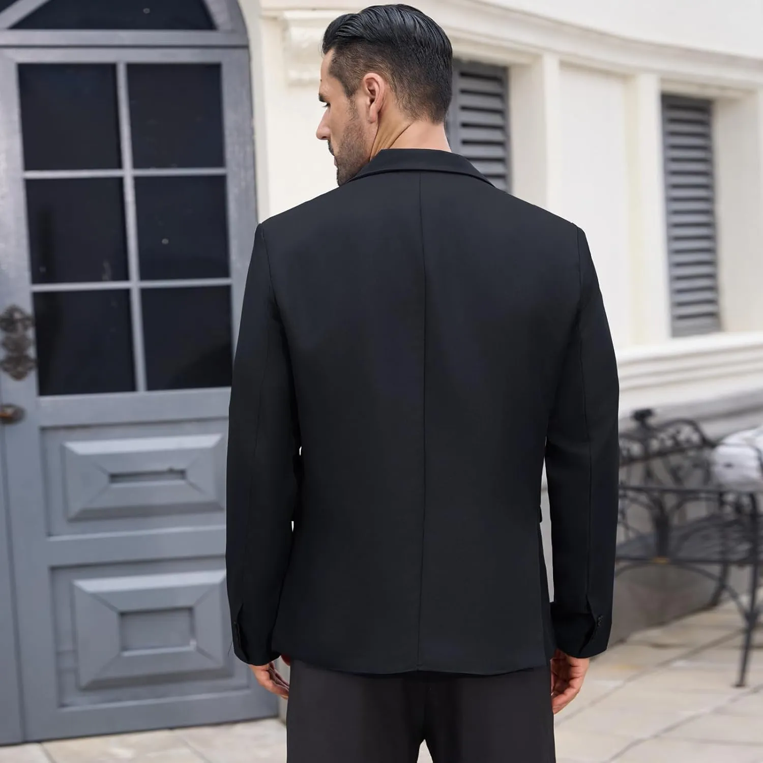 Mens Casual Blazer Suit Jackets Slim Fit One Button Sport Coats Lightweight Business Daily Jacket