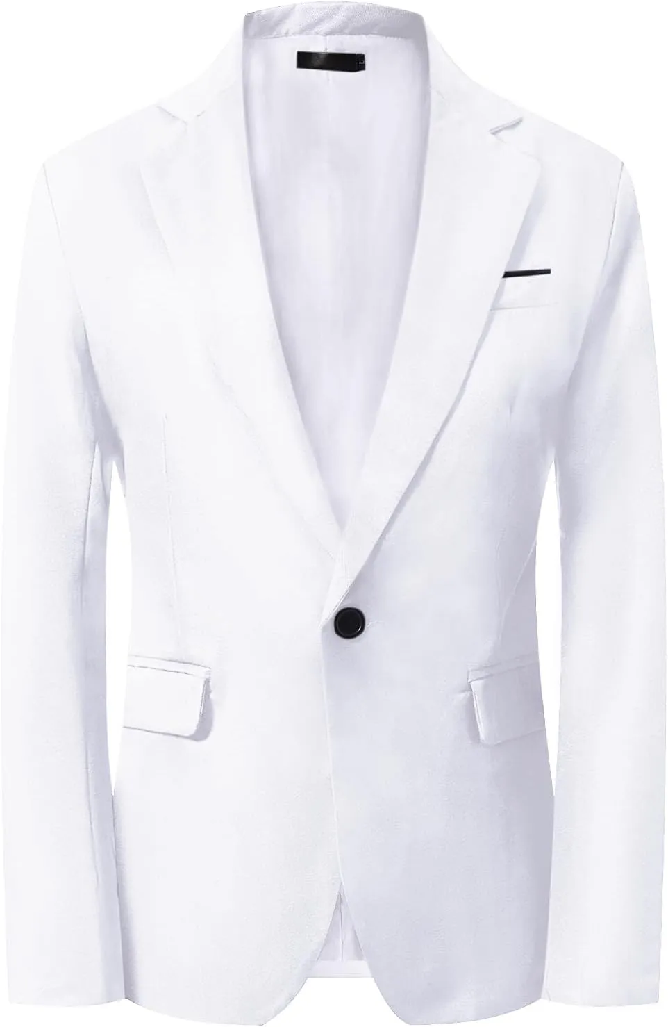 Mens Casual Blazer Suit Jackets Slim Fit One Button Sport Coats Lightweight Business Daily Jacket