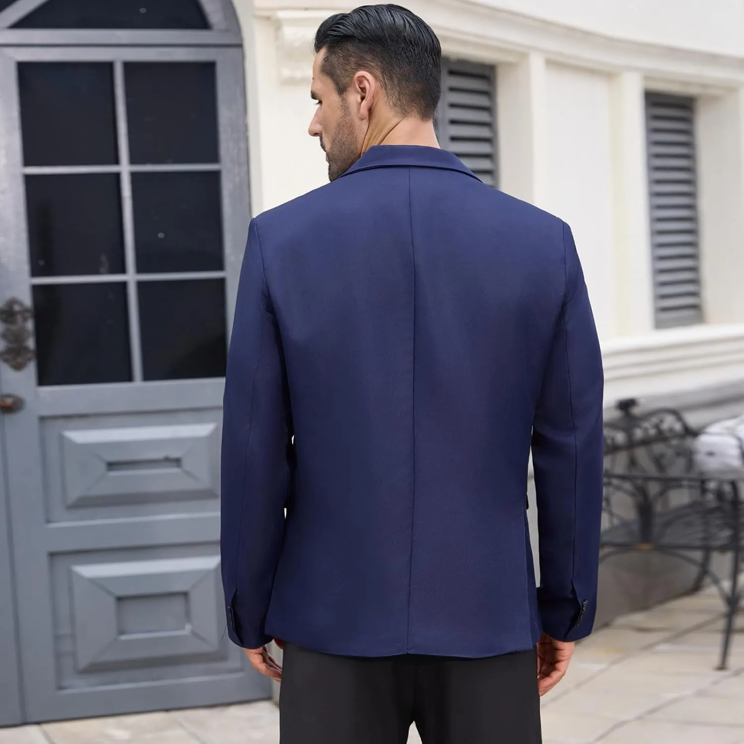 Mens Casual Blazer Suit Jackets Slim Fit One Button Sport Coats Lightweight Business Daily Jacket