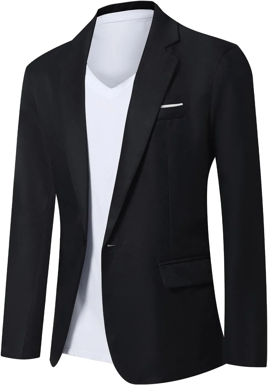 Mens Casual Blazer Suit Jackets Slim Fit One Button Sport Coats Lightweight Business Daily Jacket