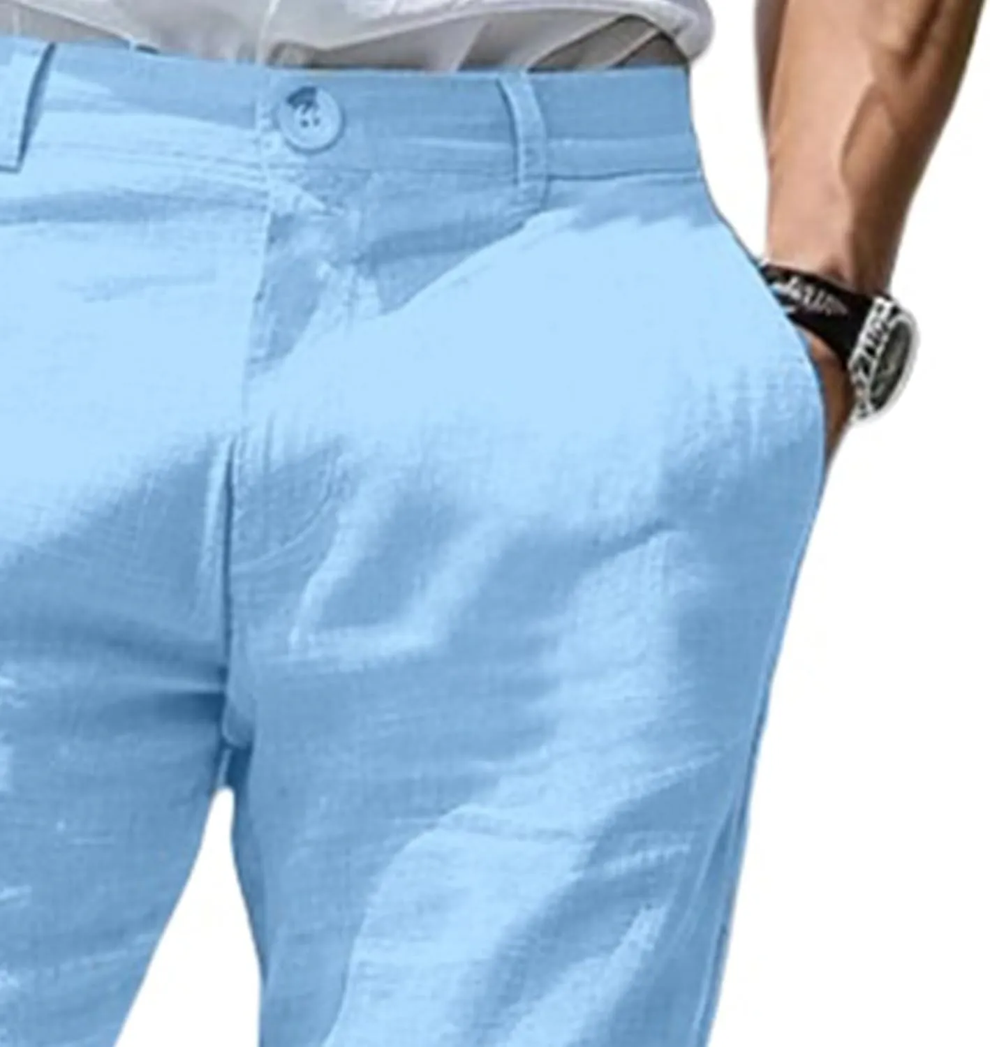 Mens Casual Dress Pants Slim Fit Stretch Flat Front Tapered Dress Pants Business Comfortable Stylish Golf Suit Pants