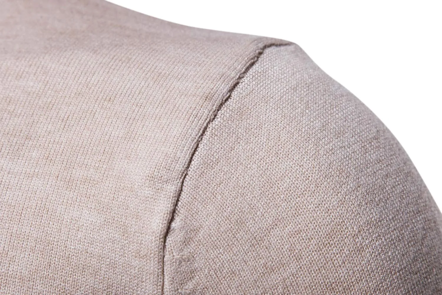 Mens Classic Sweatshirts Basic Knitted Turtleneck Jumper