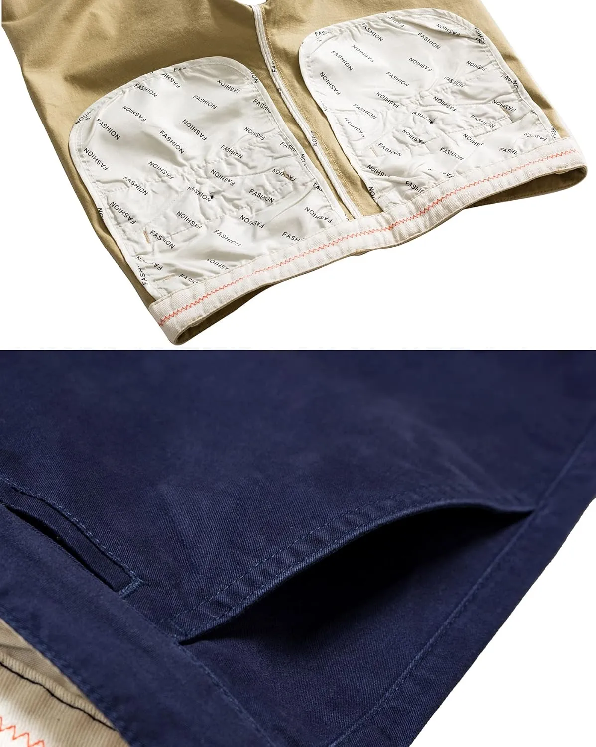 Men??s Cropped Chino Pants Skinny Fit Chinos Khaki Pant