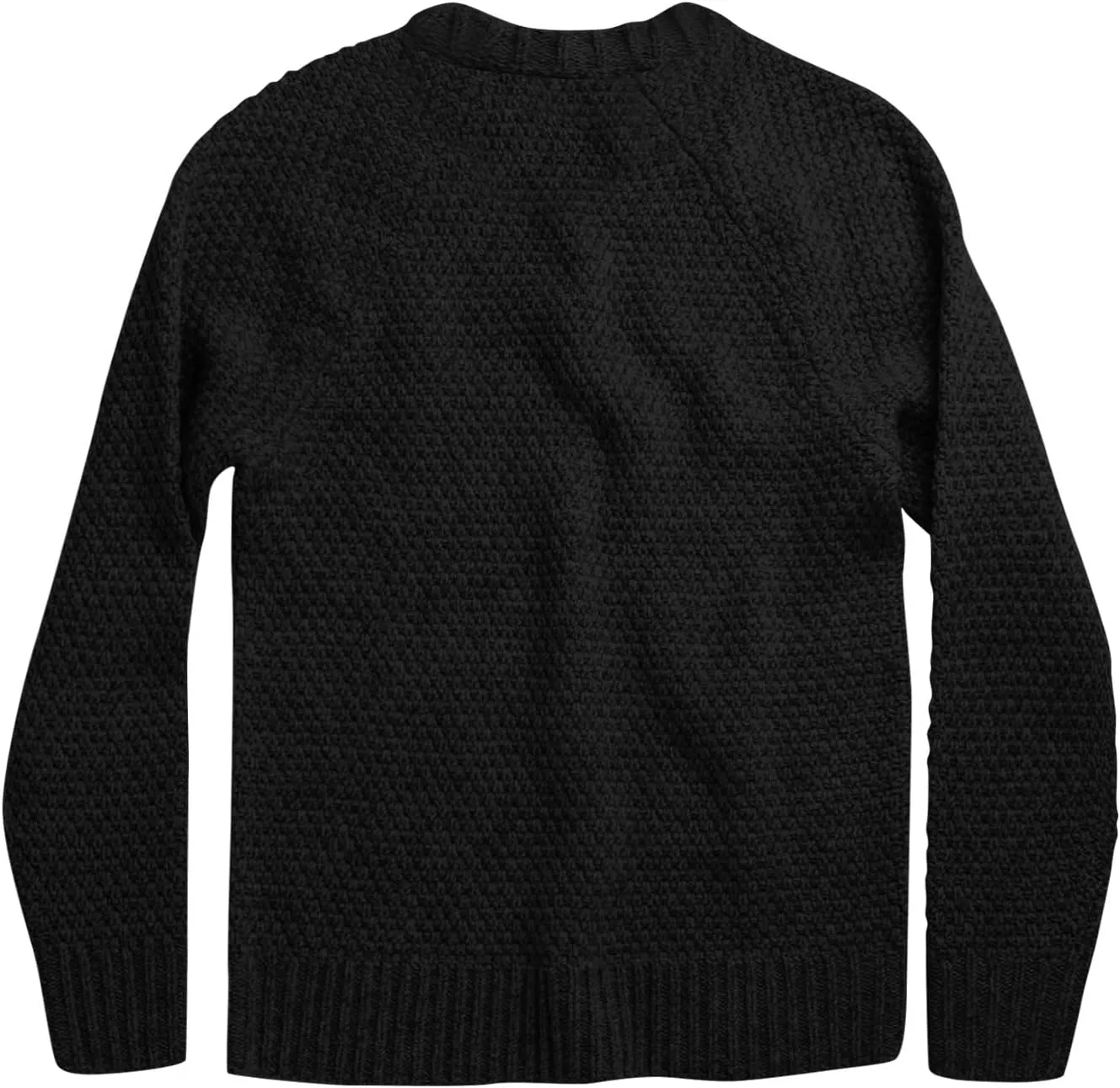 Men's Cute Sweaters Solid Color Casual Round Neck Pullover Sweater Long Sleeve Knitwear Turtle Necks, XL-3XL