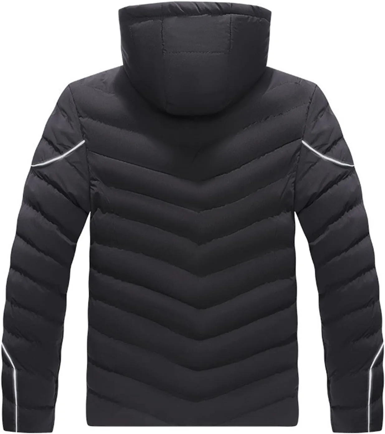 Mens down jacket Winter Jackets And Coats With Removable Hood Cotton Padded Thick Warm Casual Outerwear For Man Plus