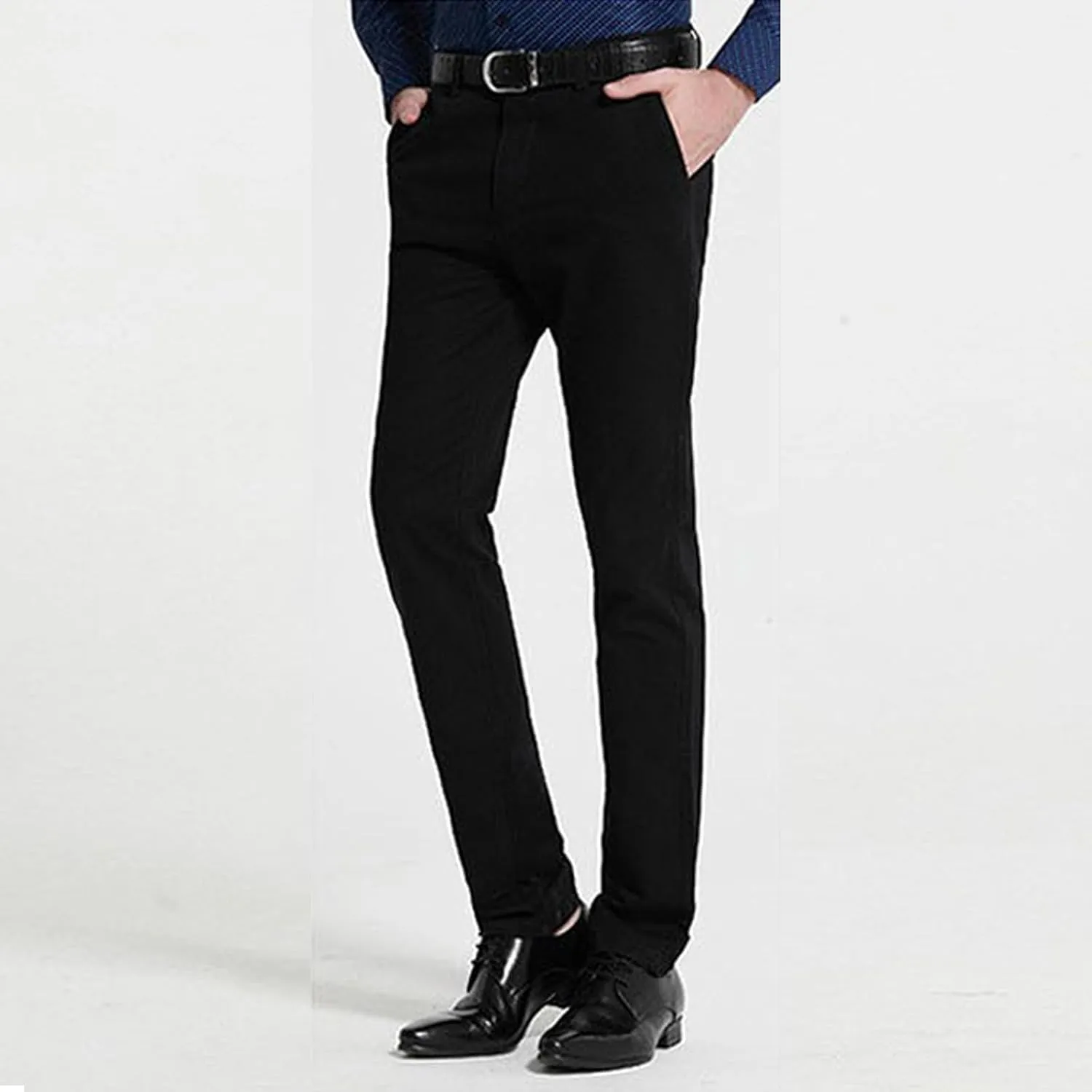 Men's Dress Pants Casual Cotton Pants Summer Casual Pants Men's Breathable Classic Business Casual Wedding Suit