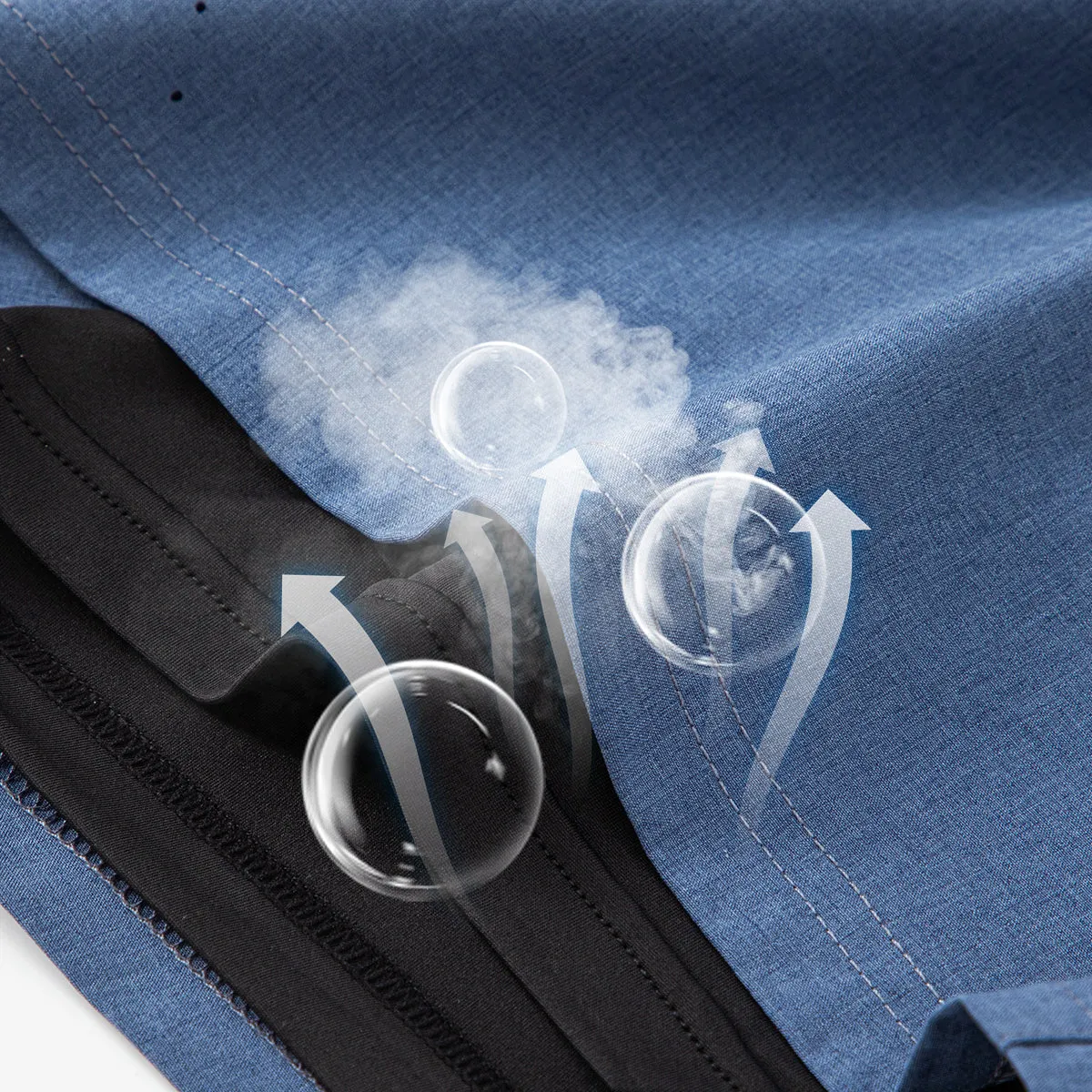 Men's Faux Two-piece Drawstring Quick-drying Sports Shorts