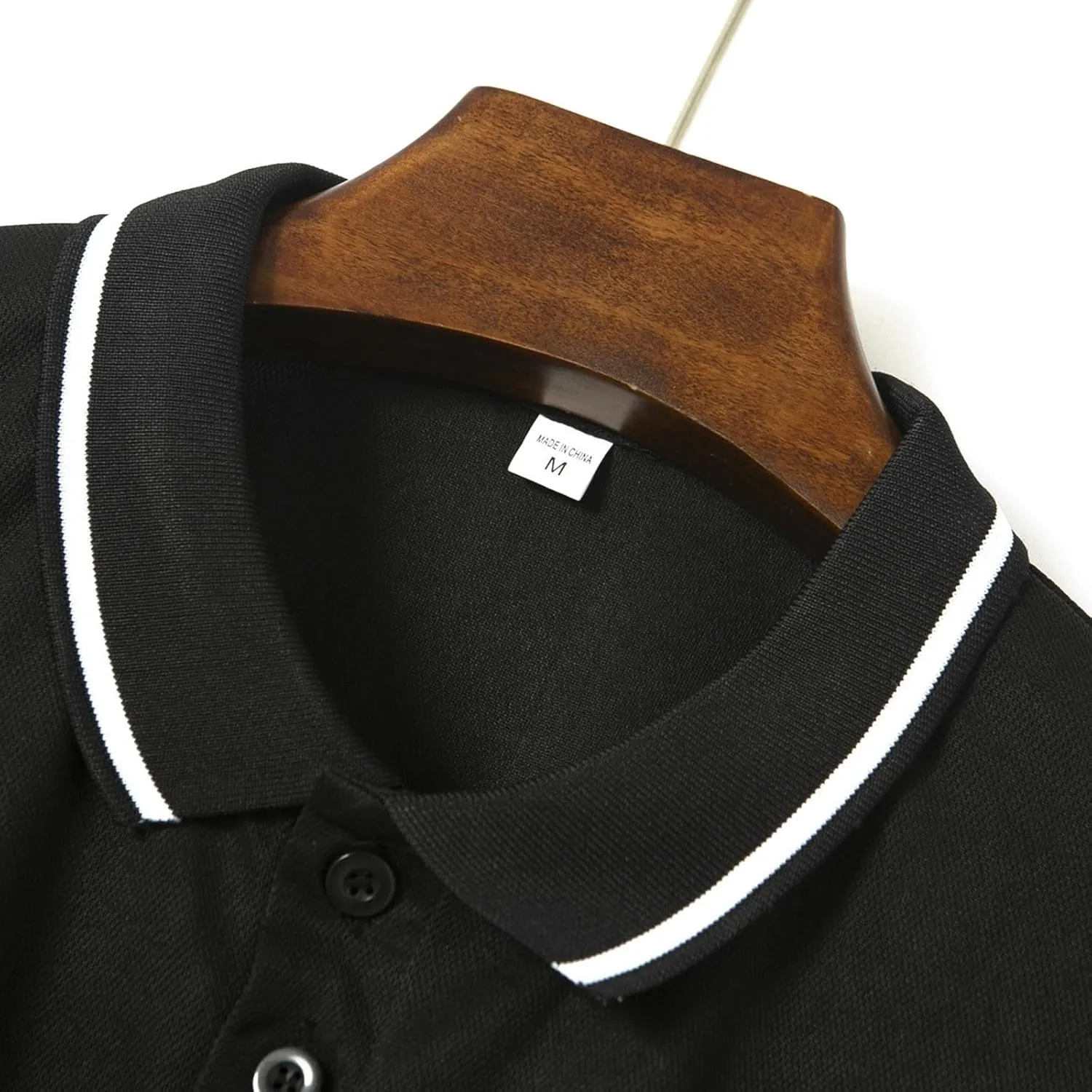 Mens Golf Polo Shirts 2025 Short Sleeve Casual Tshirt Color Block Slim Fit Golf Shirt