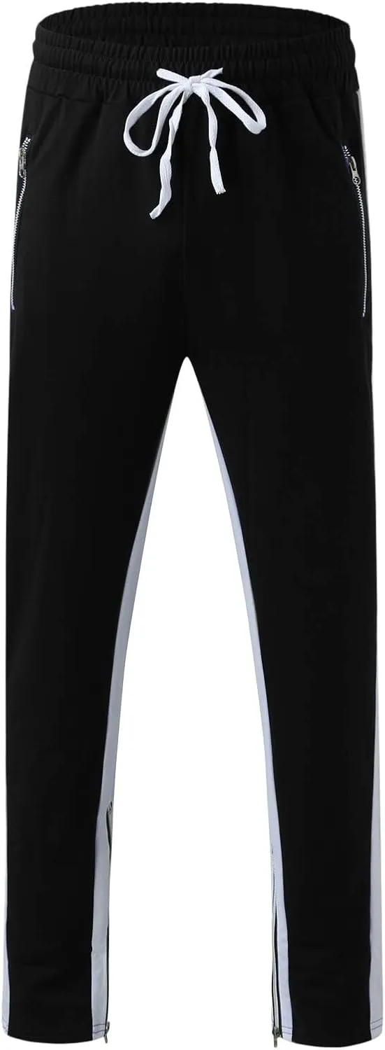 Men's Joggers Cargo Pants Slim Fit Drawstring Fashion Pants Sweatpants Casual Work Chino Pants with Pockets