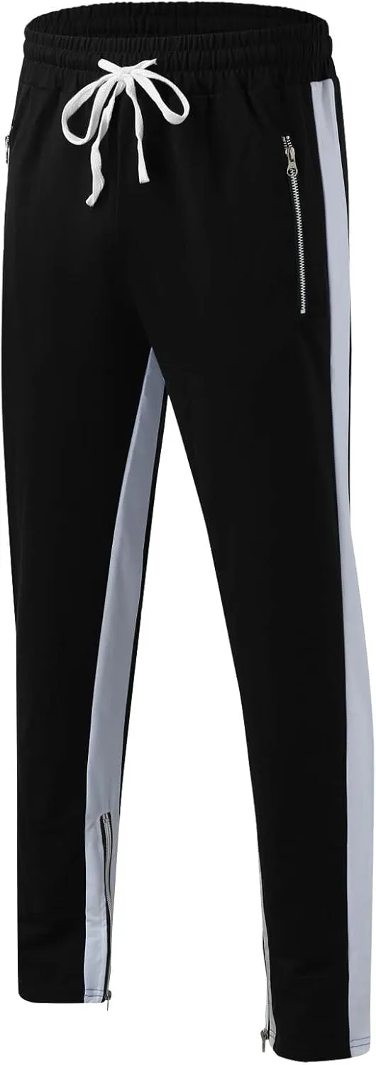 Men's Joggers Cargo Pants Slim Fit Drawstring Fashion Pants Sweatpants Casual Work Chino Pants with Pockets
