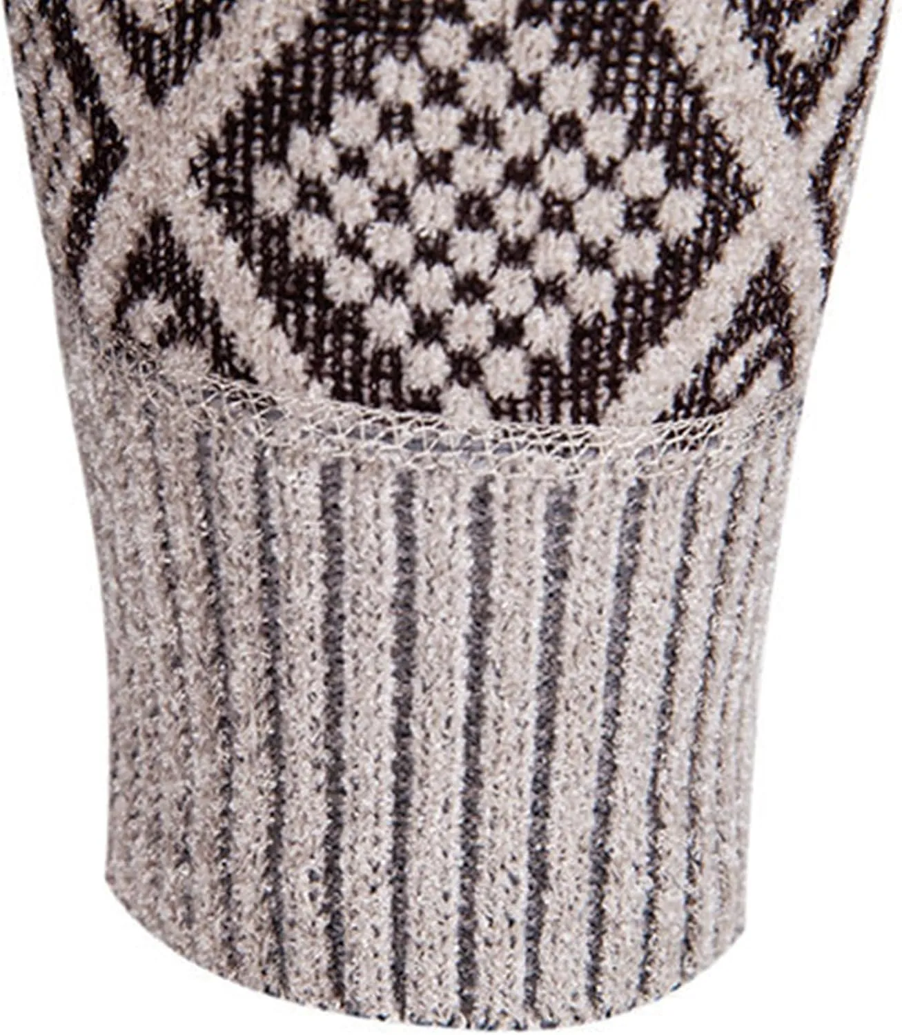 Men's Knitwear Sweater Fashion Zipper Stand Collar Ribbed Knit Jacket Thickened Padded Casual Cardigan Coat Tops