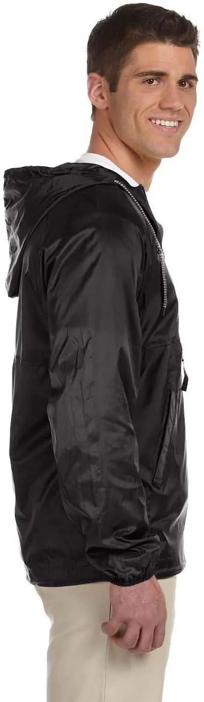 Men's Nylon Packable Pullover Hooded Jacket