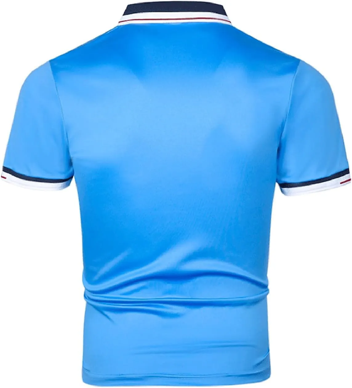 Men's Polo Shirts Short Sleeve Button Collared Business Work Golf Polo Shirts Stretch Casual Cotton T Shirts for Men