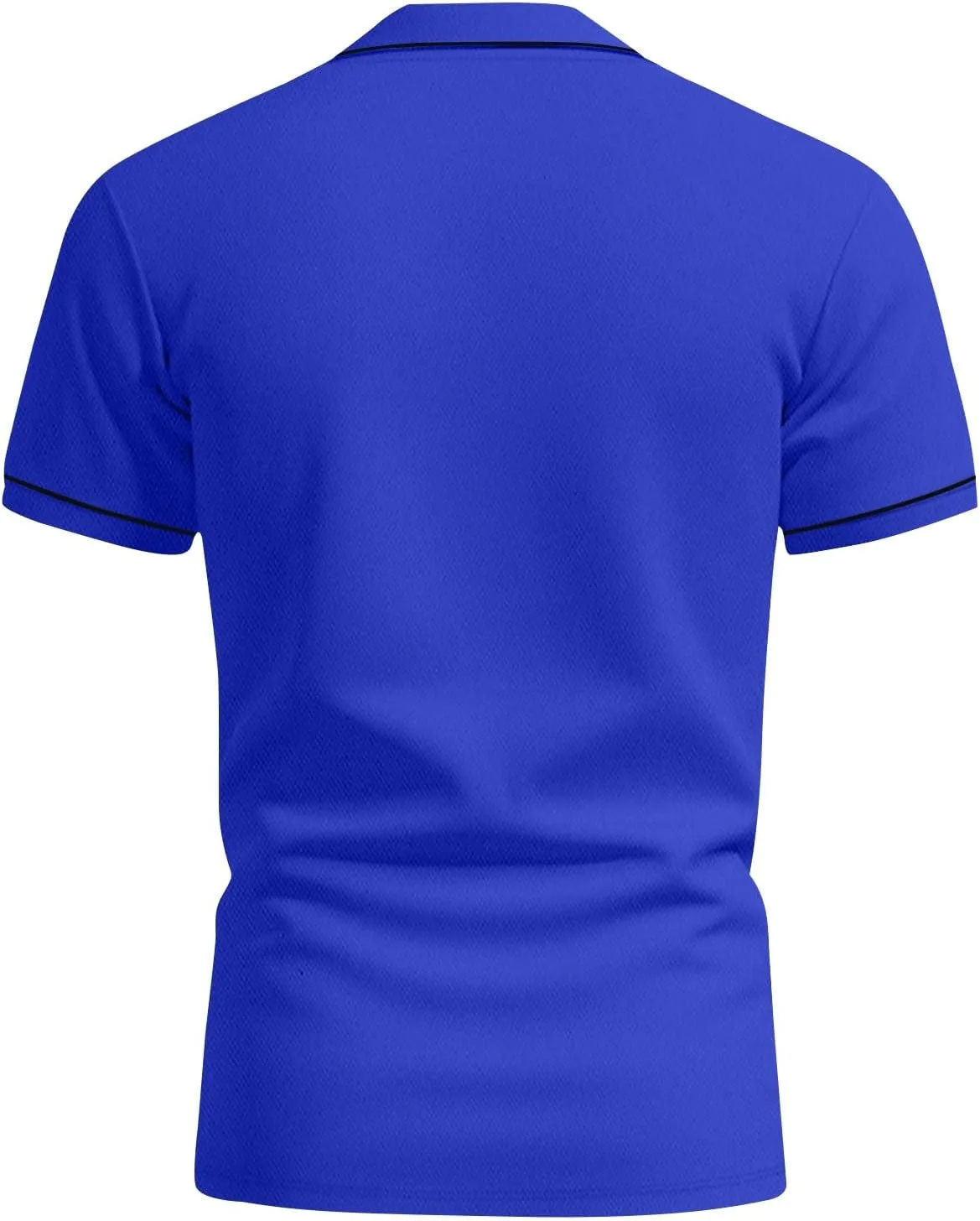 Mens Polo Shirts Short Sleeve Slim Fit Casual Button Polo T-Shirt Summer Lapel Golf Shirt 2025 Collared Tshirts